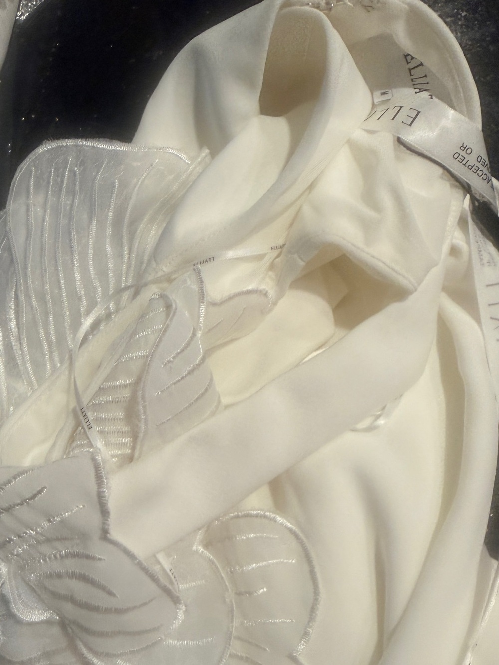 ELLIATT Janelle Party Mini Dress In White Bachelorette Bridal Wedding size M NWT - Picture 11 of 11